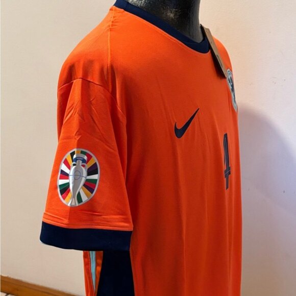 Liverpool FC Netherlands Holanda Virgil Van Dijk Jersey # 4 , Unisex - Picture 10 of 16